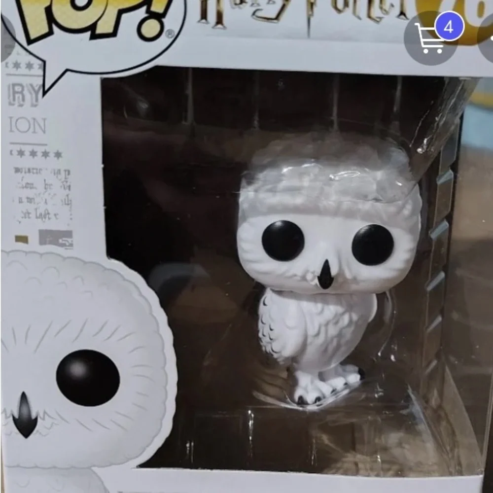 Hedwig Vinyl Figure - White. Brand New in Box. Hedwig 12” Plush. NWOT.